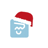 Logo Kerstmuts Sticker by OPMAATZAGEN.nl