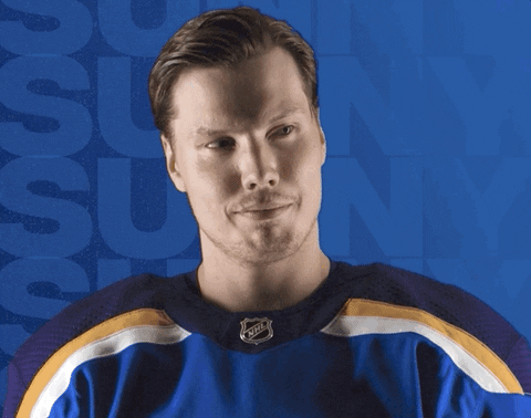 Just Kidding Lol GIF by St. Louis Blues