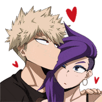 cupajocs hana bnha bakugou cupajocs Sticker