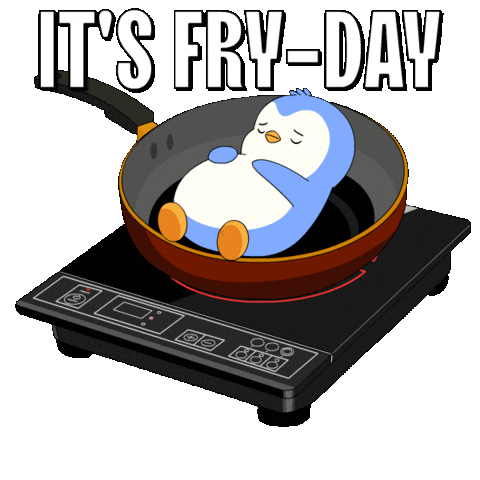 Friday Cooking Sticker by Pudgy Penguins