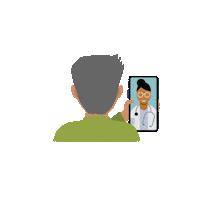 templehealth telemedicine doctor appointment virtual health temple telemedicine Sticker