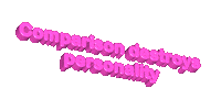 Comparison Destroys Personality Sticker by systaime