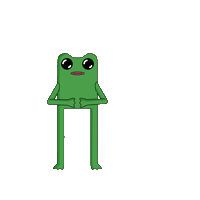 Frog Im Hungry Sticker by fwogs