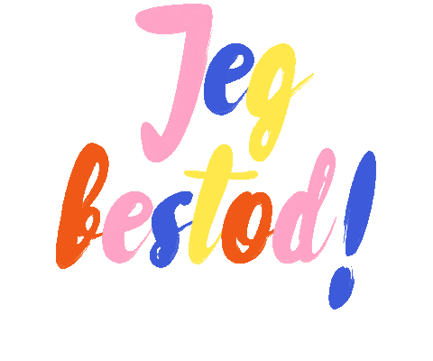 celebration text Sticker by Teoritentamen.no