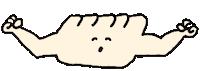 Muscle Dumpling Sticker