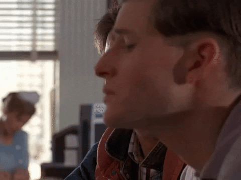 Michael J Fox Shock GIF by Back to the Future Trilogy