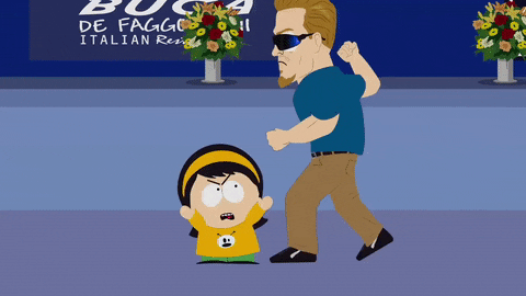 angry punching GIF by South Park 