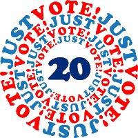 reedartdepartment vote america president sneakers Sticker