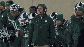 College Football Smile GIF by Michigan State Football