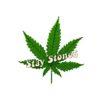 kannabis_kat smoke weed cannabis stoned Sticker
