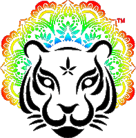 Tiger Sticker by Kanha Treats