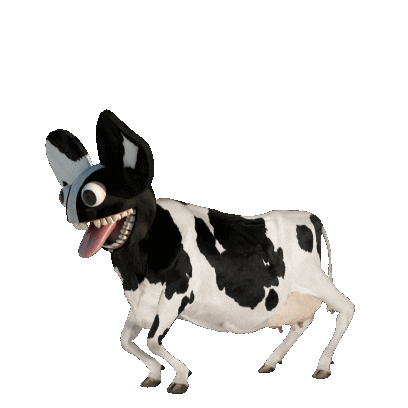 Black And White 3D Sticker by deadmau5