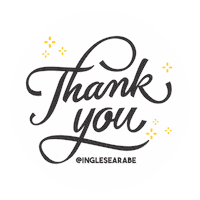 Ingles Thank You Sticker by English at Home