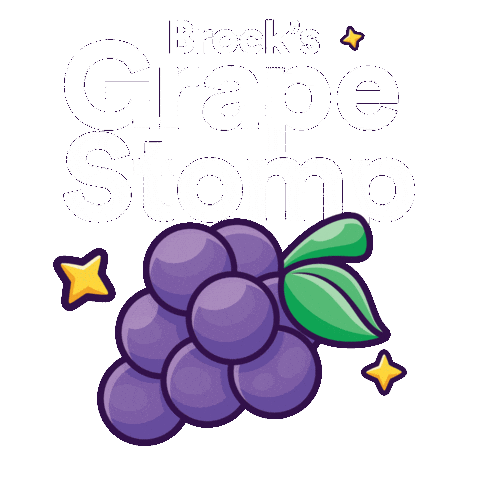 Homecoming Grapes Sticker by Brock University