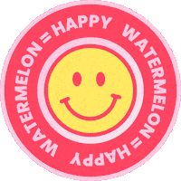 Happy Good Vibes Sticker by Watermelon Board
