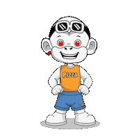 Pizza Time Sticker by Zhot