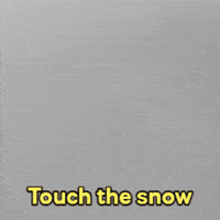 Playing With Snow GIF