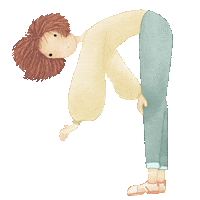 Girl Illustration Sticker