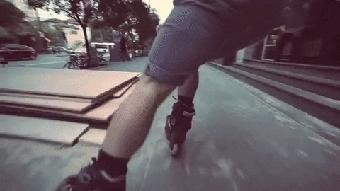 inline roller skating GIF