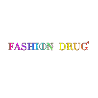 rainbow flashing Sticker by Fashion Drug