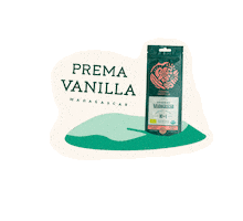 Premavanilla prema vanilla madagascar vanillabean Sticker