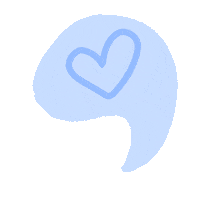 Blue Heart Sticker