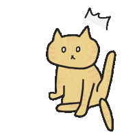 Cat 嚇到 Sticker