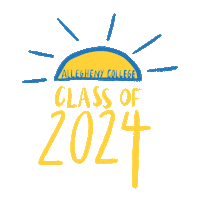 Class Of 2024 Sticker by Allegheny College