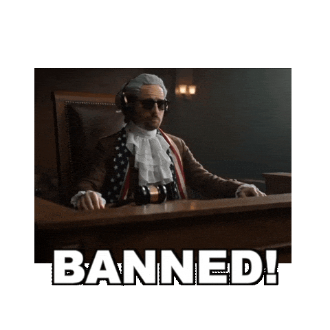 Judge Ban Sticker