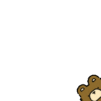 gomgoming run bear go muscle Sticker