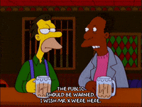 Warning Season 12 GIF by The Simpsons