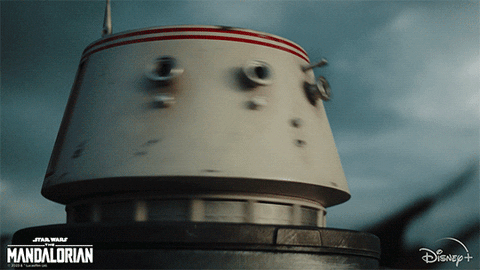 Scared Droid GIF by Disney+
