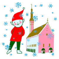 Tallinn tallinn visittallinn joul jõulud Sticker