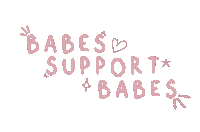 Babe Supporting Sticker by Andie