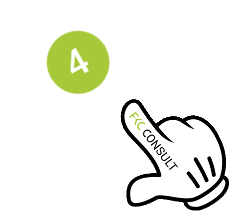 Hand Click Sticker by FKC Consult GmbH