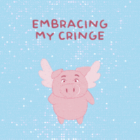 Embrace It Flying Pig GIF by PositivelyPigasus