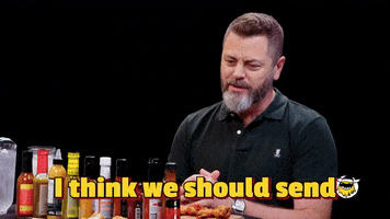 Nick Offerman Hot Ones GIF by First We Feast