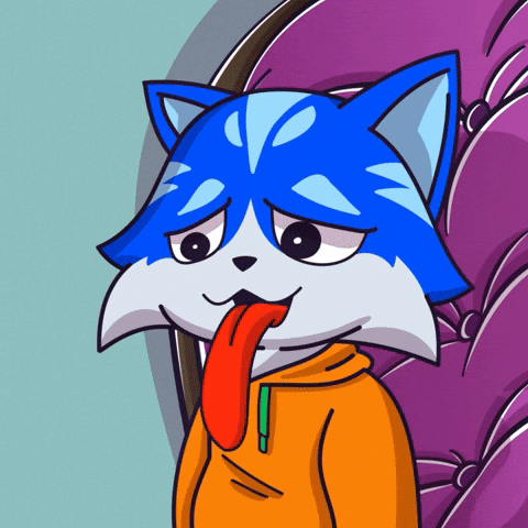 Cat Panting GIF by Toshithecat