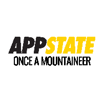 Mountaineer App State Sticker by Appalachian State University