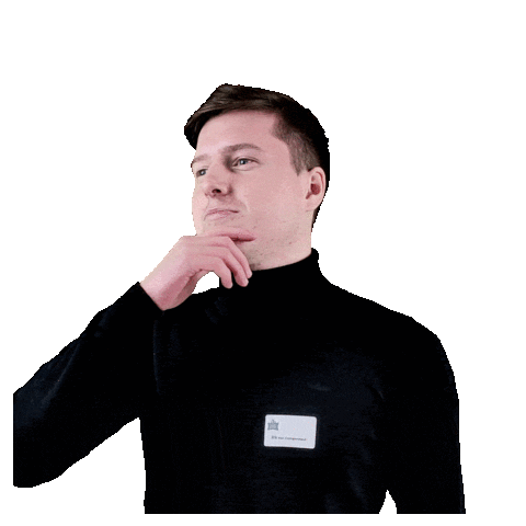 Thinking What Sticker by vlaamsejeugdraad