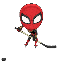 Hockey Docock Sticker by Spider-Man
