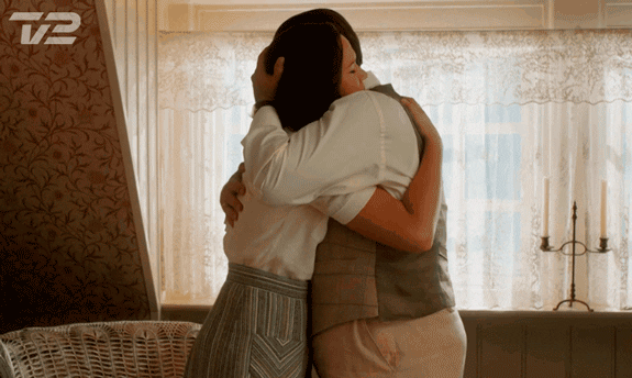 family hug GIF by Badehotellet