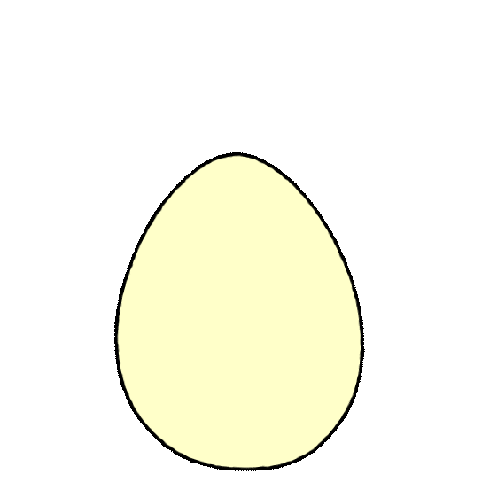 Graduation Egg Sticker by Juan Billy