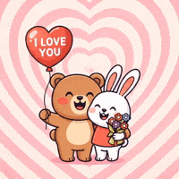 I Love You Hearts GIF