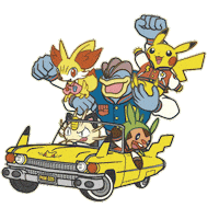 Lets Go Car Sticker by Pokémon
