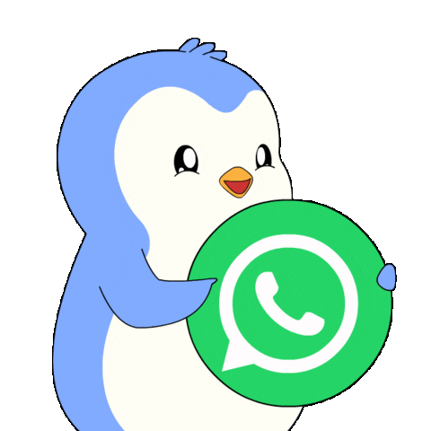 Text Me Social Media Sticker by Pudgy Penguins