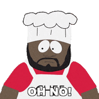 Oh No Chef Sticker by South Park