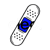 Band Aid Thanks Sticker by Cleo
