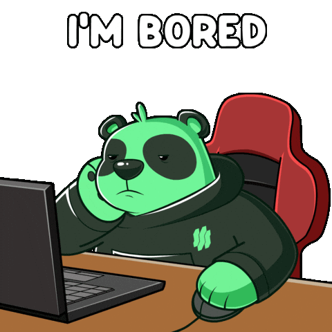 Tired Boredom Sticker by SuperVerse