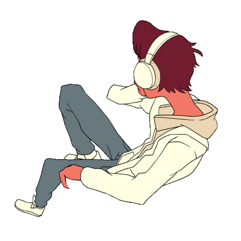 iamsagun giphyupload music sad walking Sticker